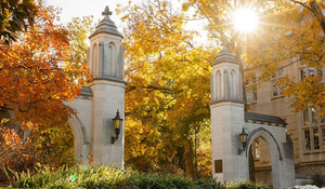 Indiana University in the fall